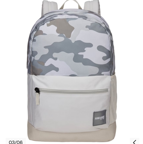 ๐CASE LOGIC Commence Concrete Camo Backpack w/ Pencil Case - Picture 3 of 16